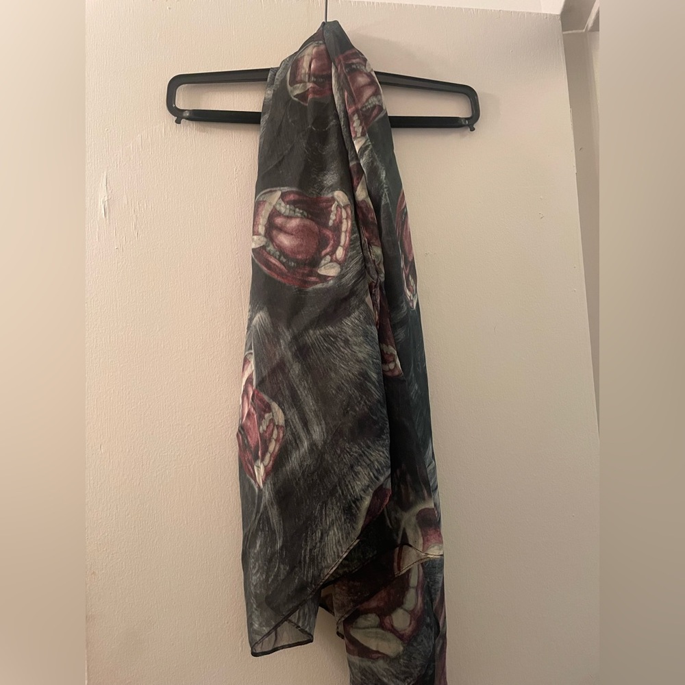 The Kooples 100% Silk Gorilla Scarf